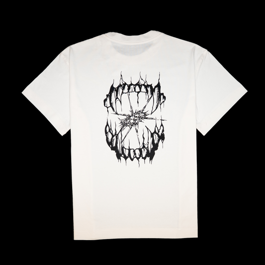 "Eat concrete for breakfast" T Shirt white